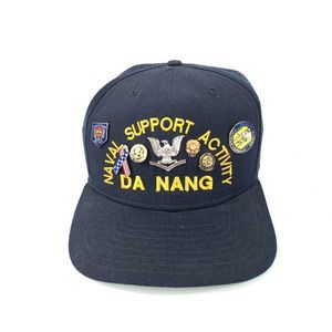 80s Naval Support Da Nang MFG Wool Snapback Hat